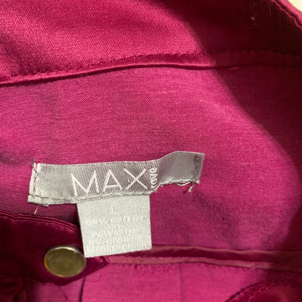 ‼️MAX Rave Fuchsia Jacket Size Large‼️ - Picture 3 of 8